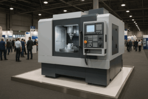 CNC makina ile yapılan yüksek hassasiyetli metal işleme işlemi